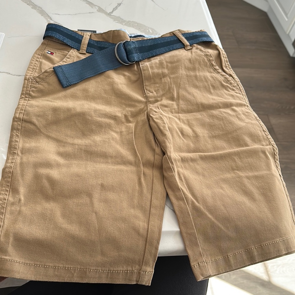 Boys size 14 Tommy Hilfiger chino shorts.brand new with tags